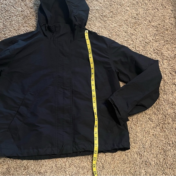 EVERLANE The ReNew Water-Resistant Hooded Windbreaker in Dark Navy Sz S - Picture 10 of 13
